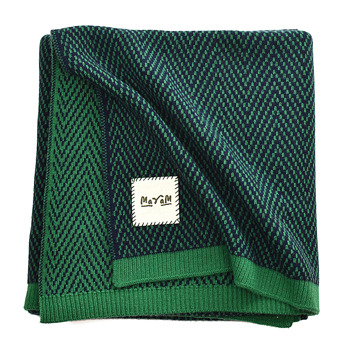 NAVIVAN Reversible Woollen Throw