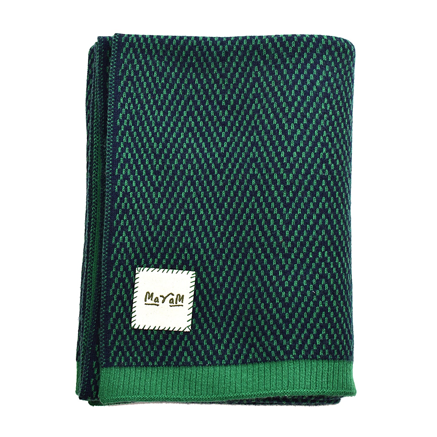 NAVIVAN Reversible Woollen Throw